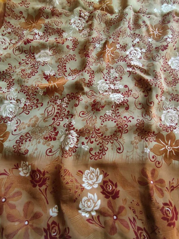 Floral poonam saree