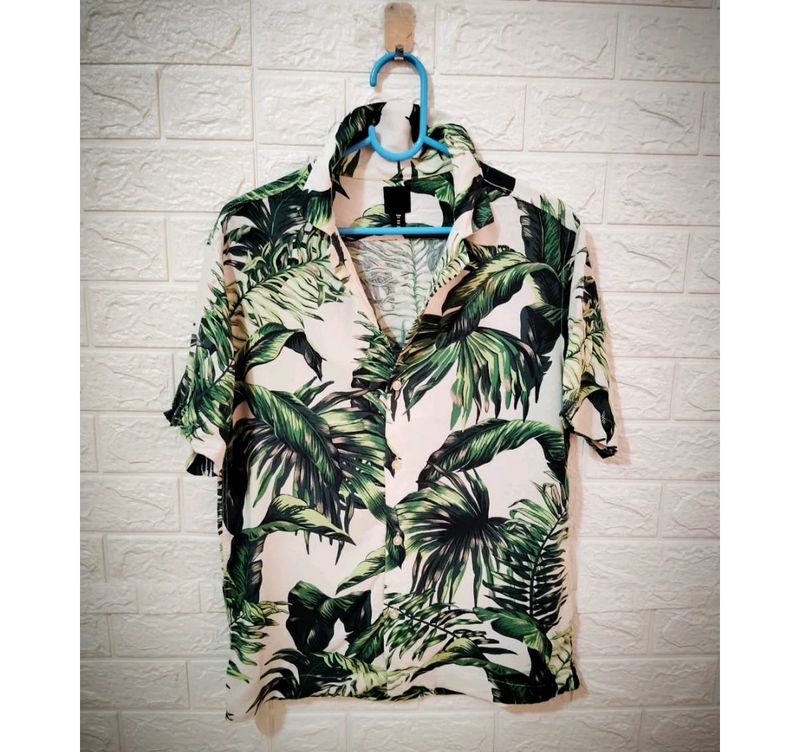 Regular Fit Half Hand H&amp;M..Printed Shirt