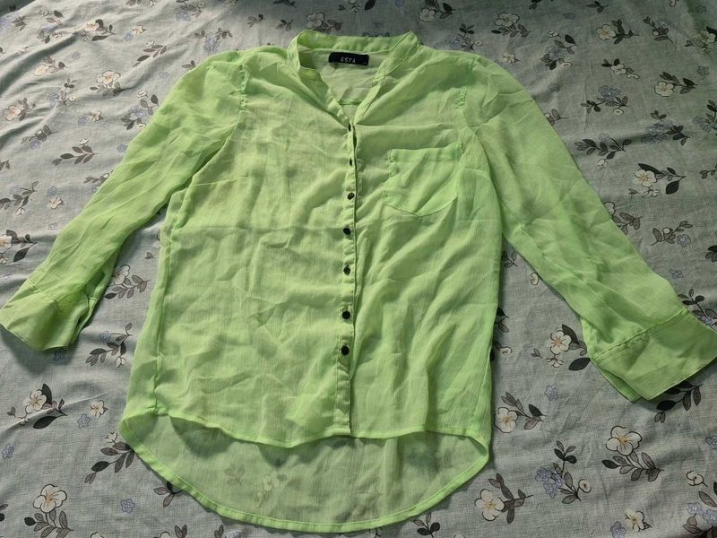 Neon Green Top