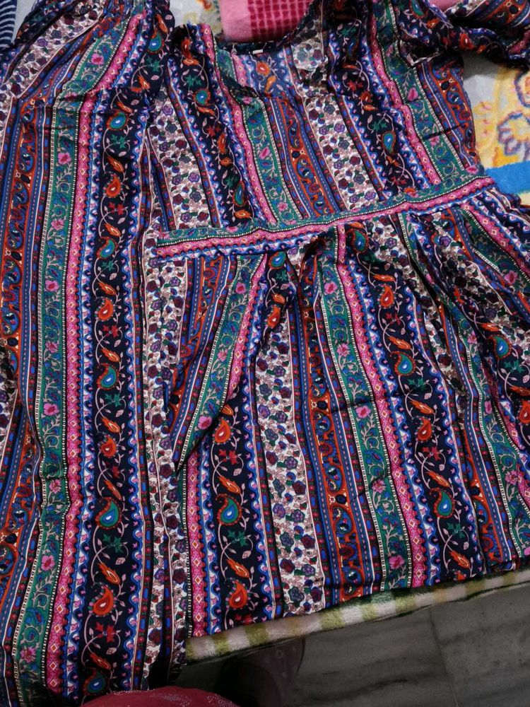 Short Kurti With Bottom