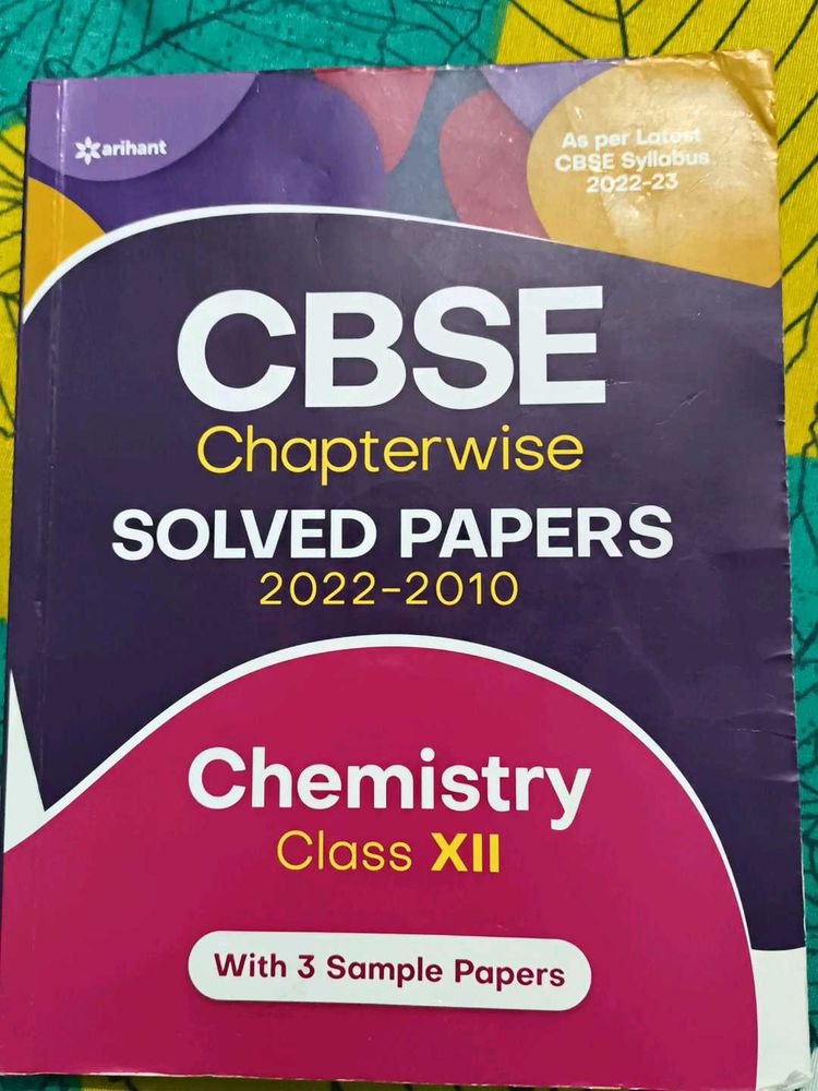 CBSE Class XII Chemistry Solved Papers