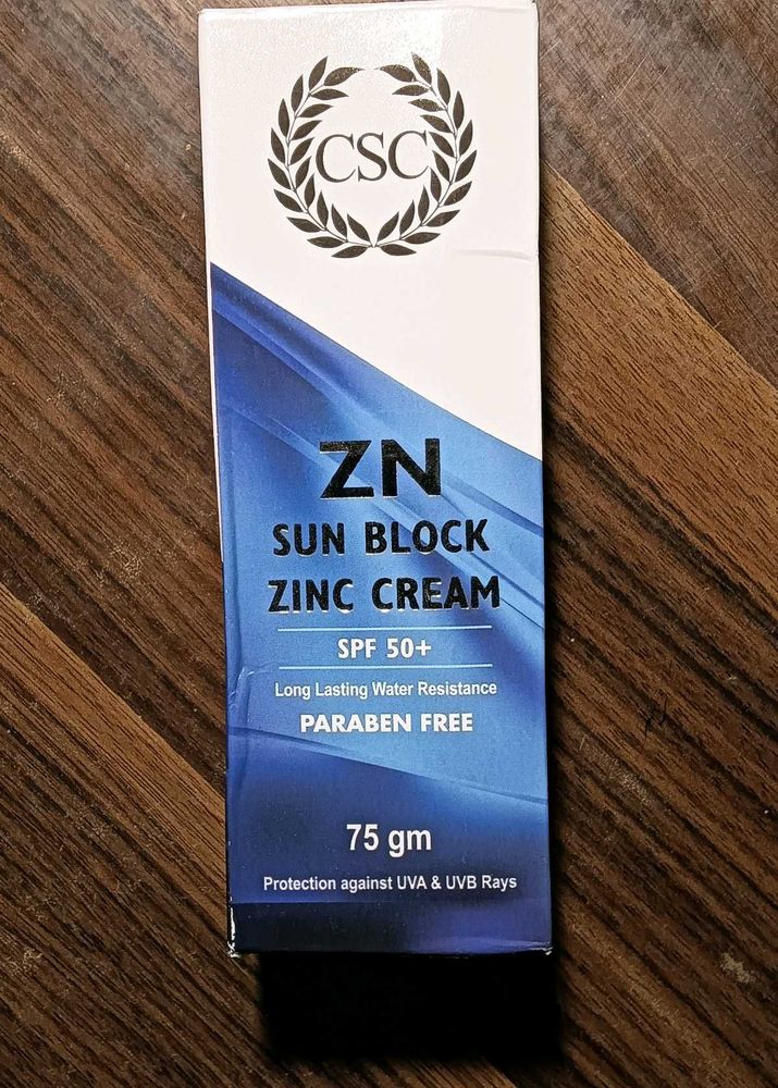 ZN Sunblock Zinc Cream SPF 50+