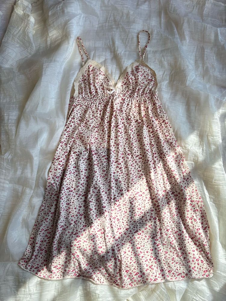 Floral Print Slip Dress(chittah prin