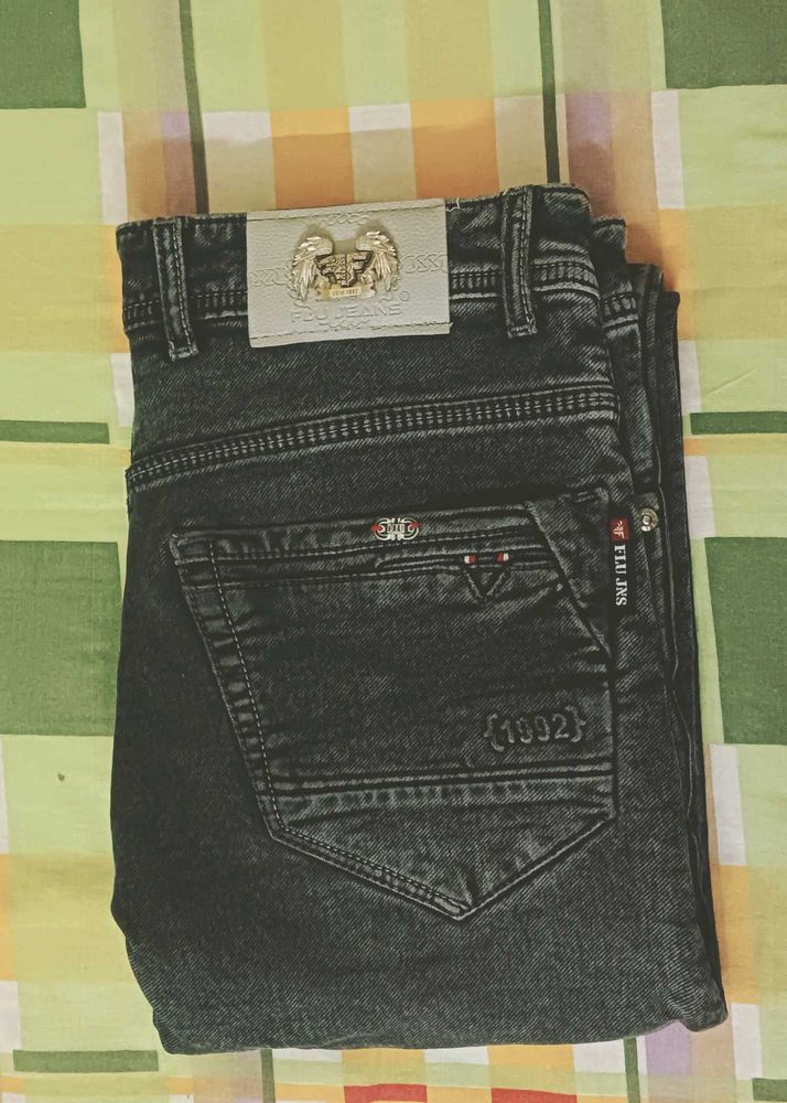 Original Flu Stylish greyish black Jeans