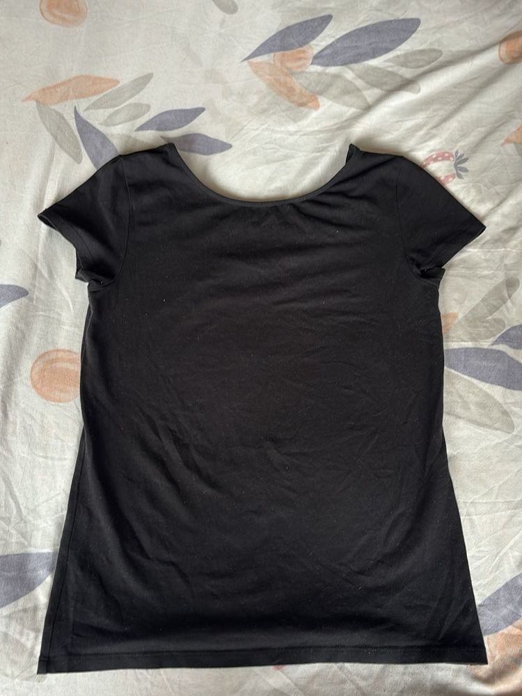 Crossed Back T-shirt From Only
