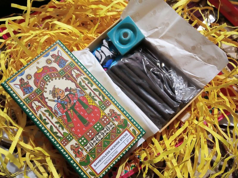 Indian Rose Incense Gift Set