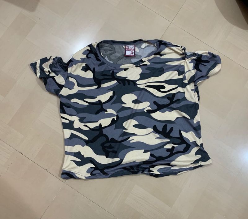 Price Reduced Printed Women’s Top Multicolour