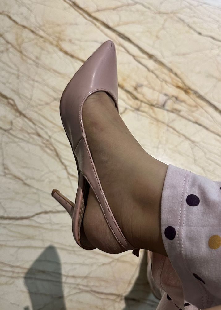 Pink Pointed Heels