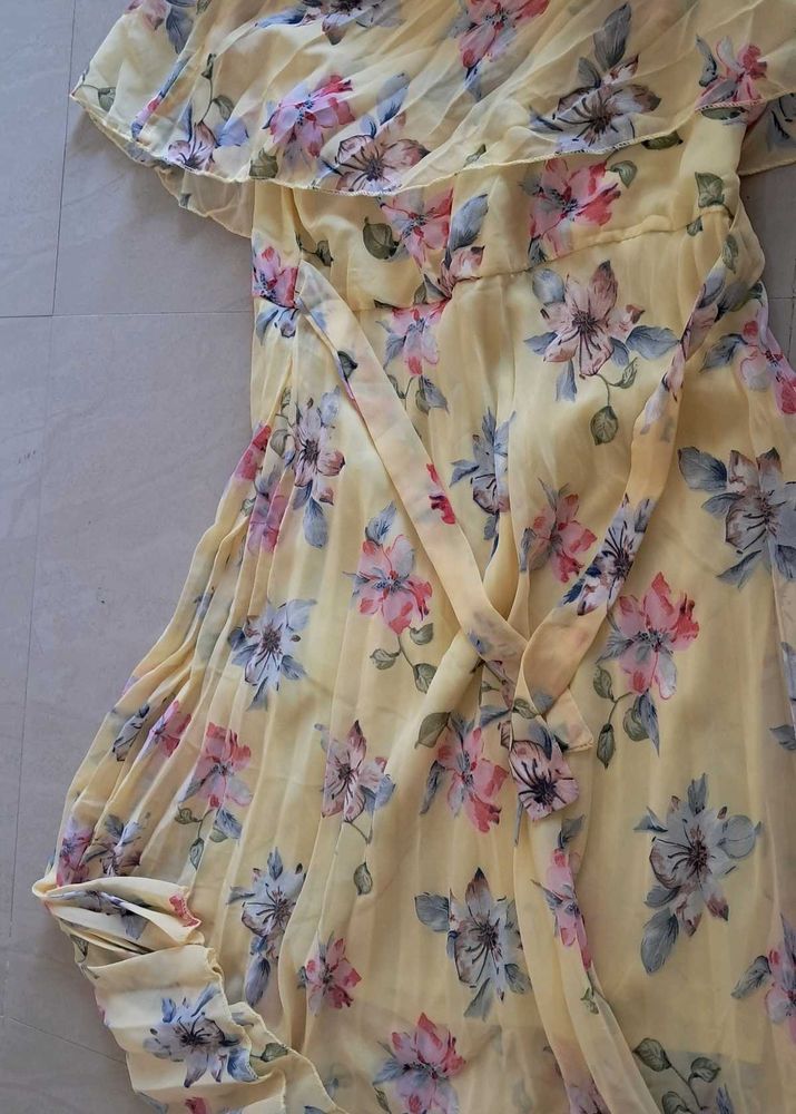 Floral Yellow Dress