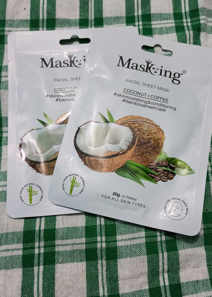 Mask King Facial Sheet Mask Coconut+Coffee