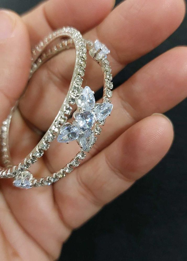 Sparkling Silver Kids Bracelet