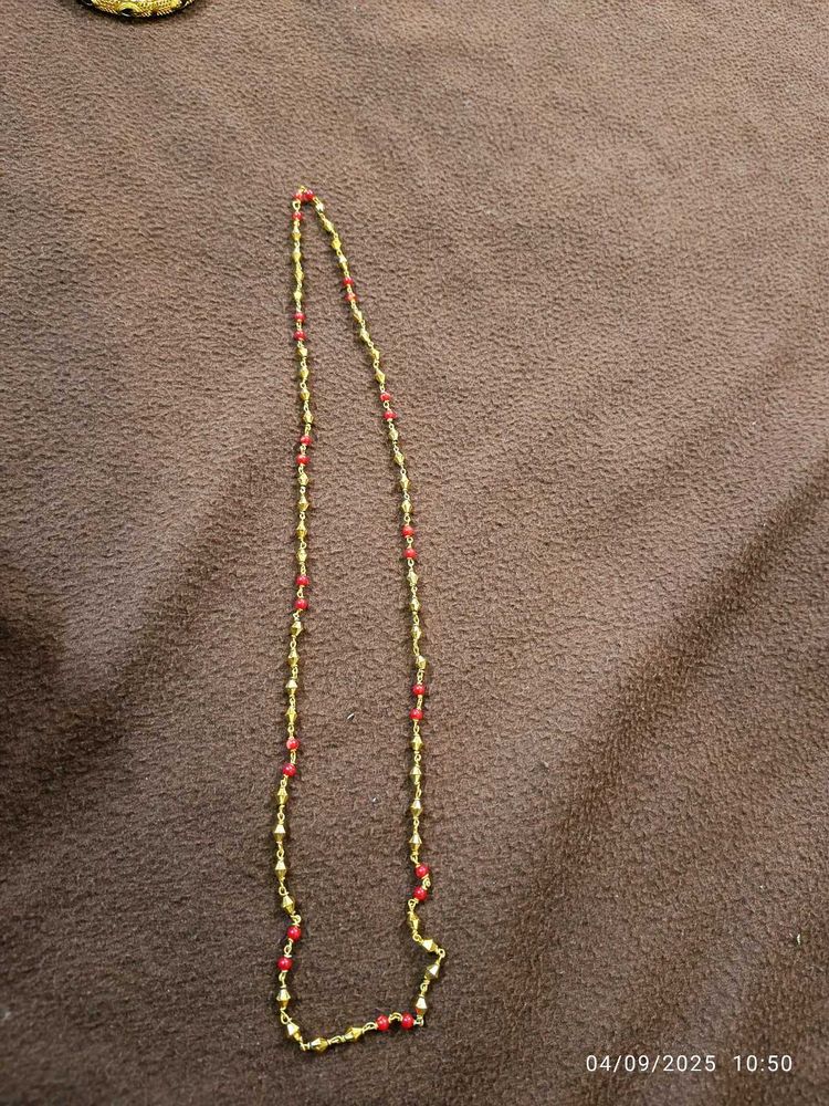 Long Gold Plated Chain