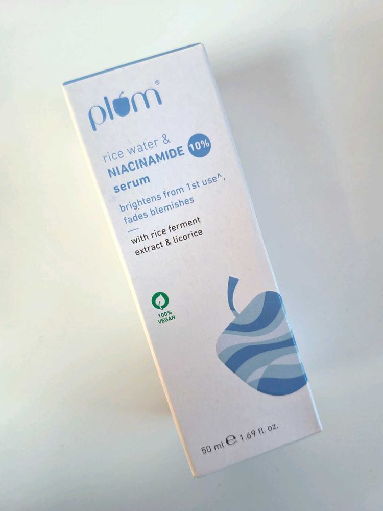 Plum Rice Water &amp; Niacinamide Serum