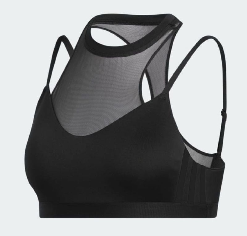 Adidas ALL ME 3-STRIPES MESH BRA