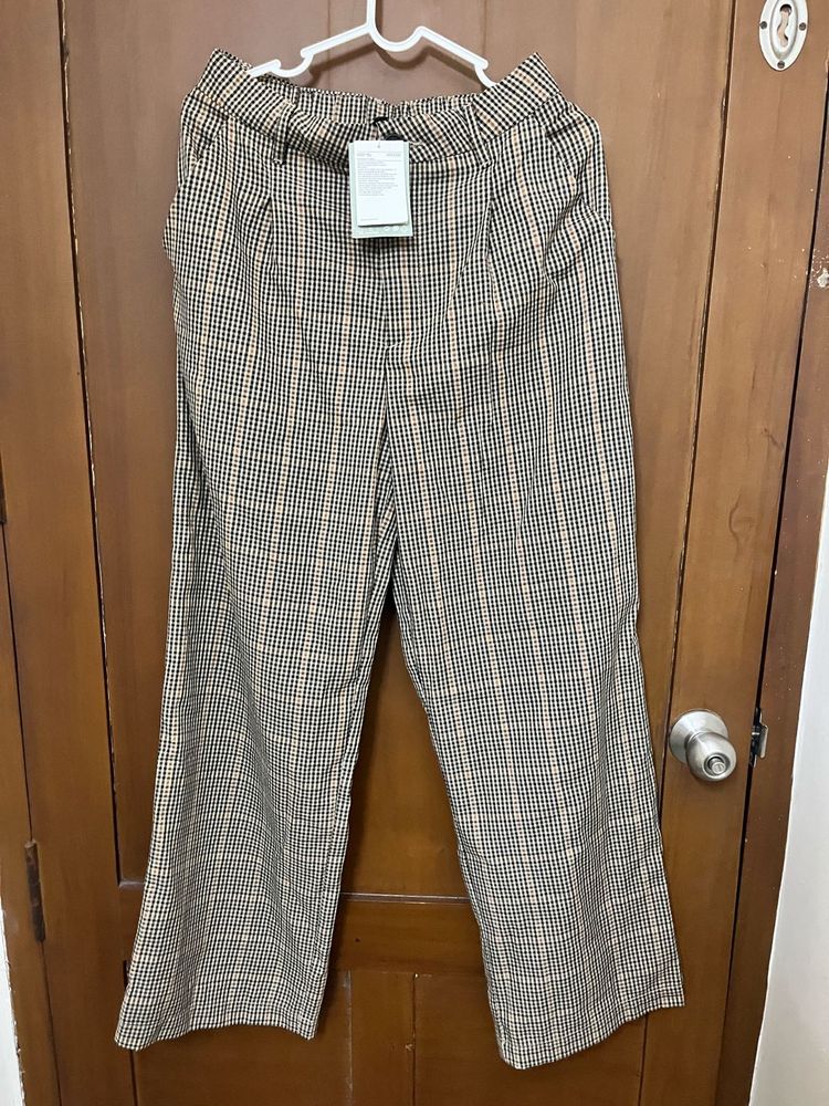 check tailored pants