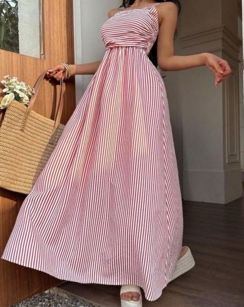 Striped Maxi Dress