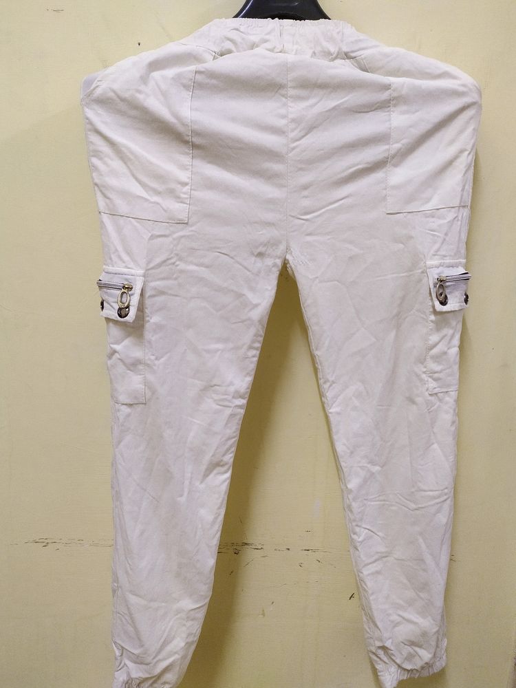 white joggers