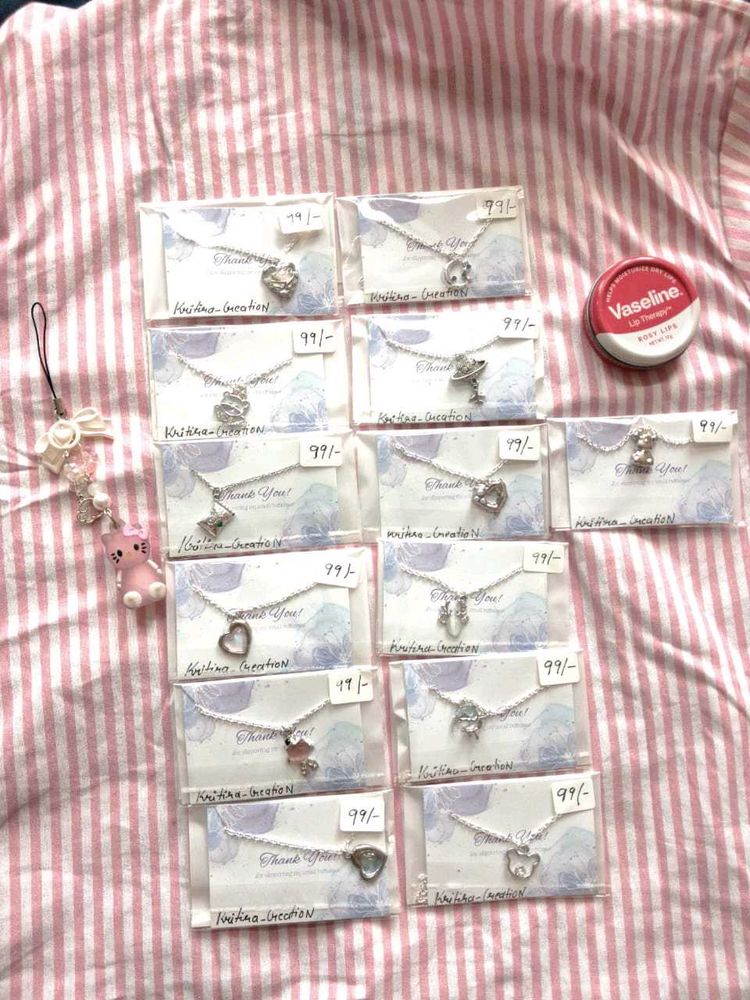 Silver Chain Pendants