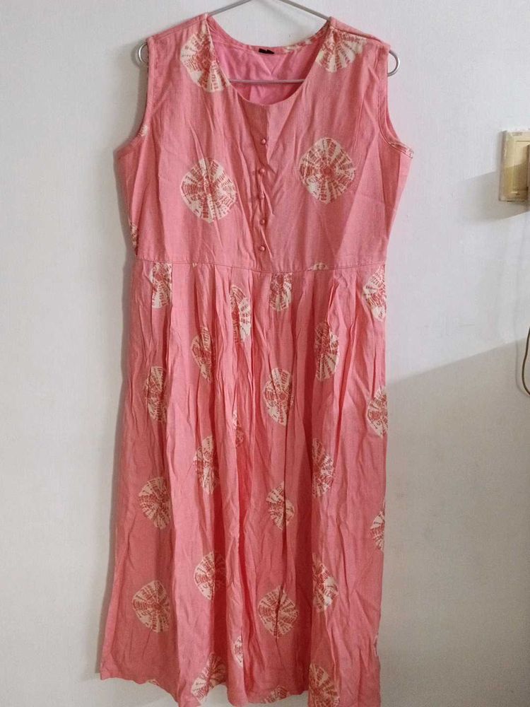 Peach Printed Kurta 🔥🩸🌸