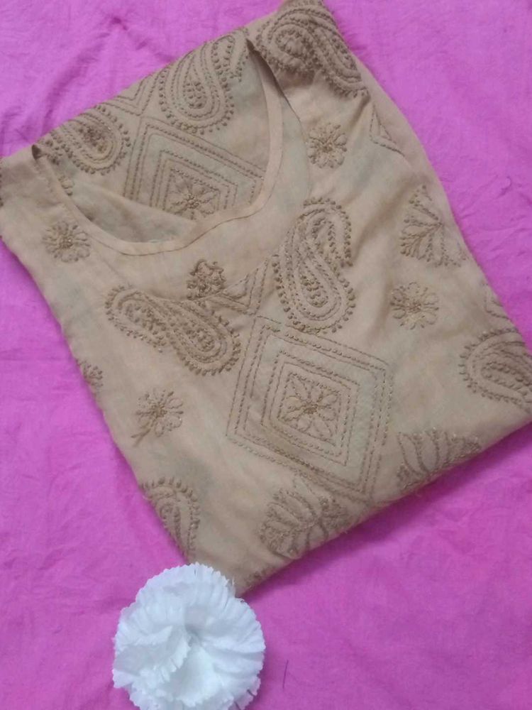 beautiful chicken curry kurti