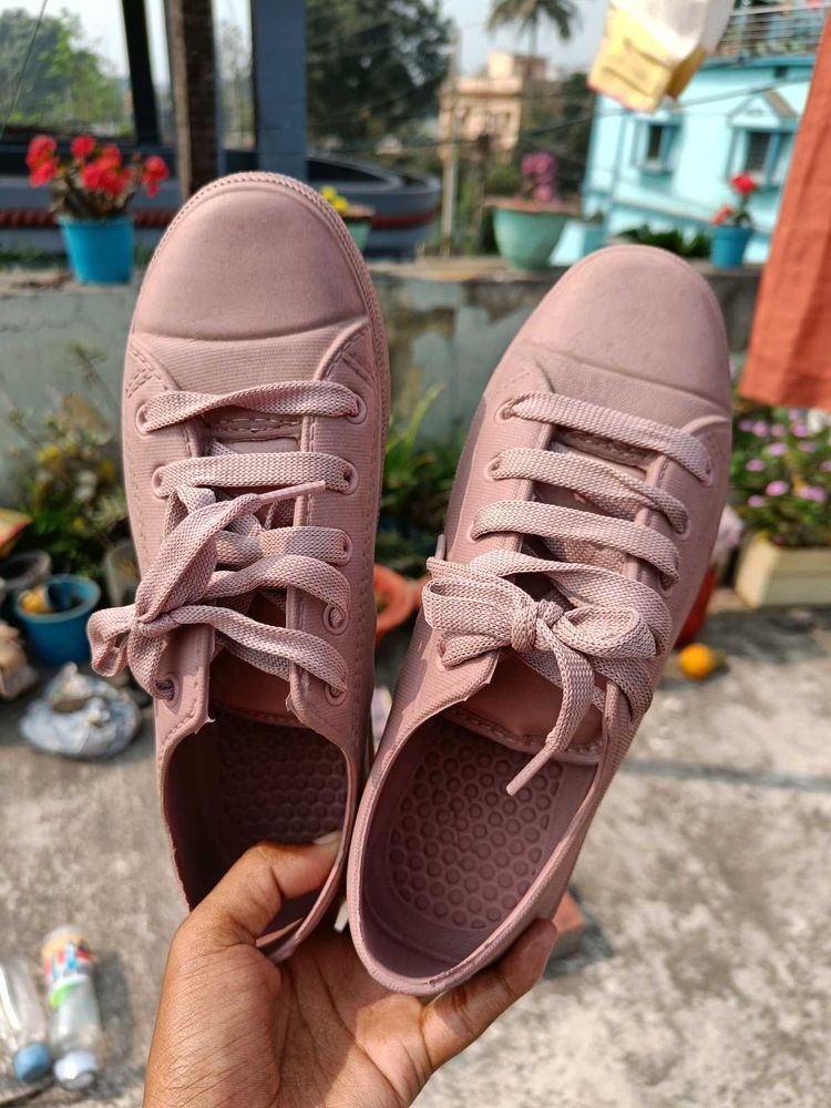 Pinkish Casual Zudio Shoes