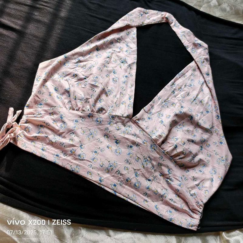 Floral Halter Top