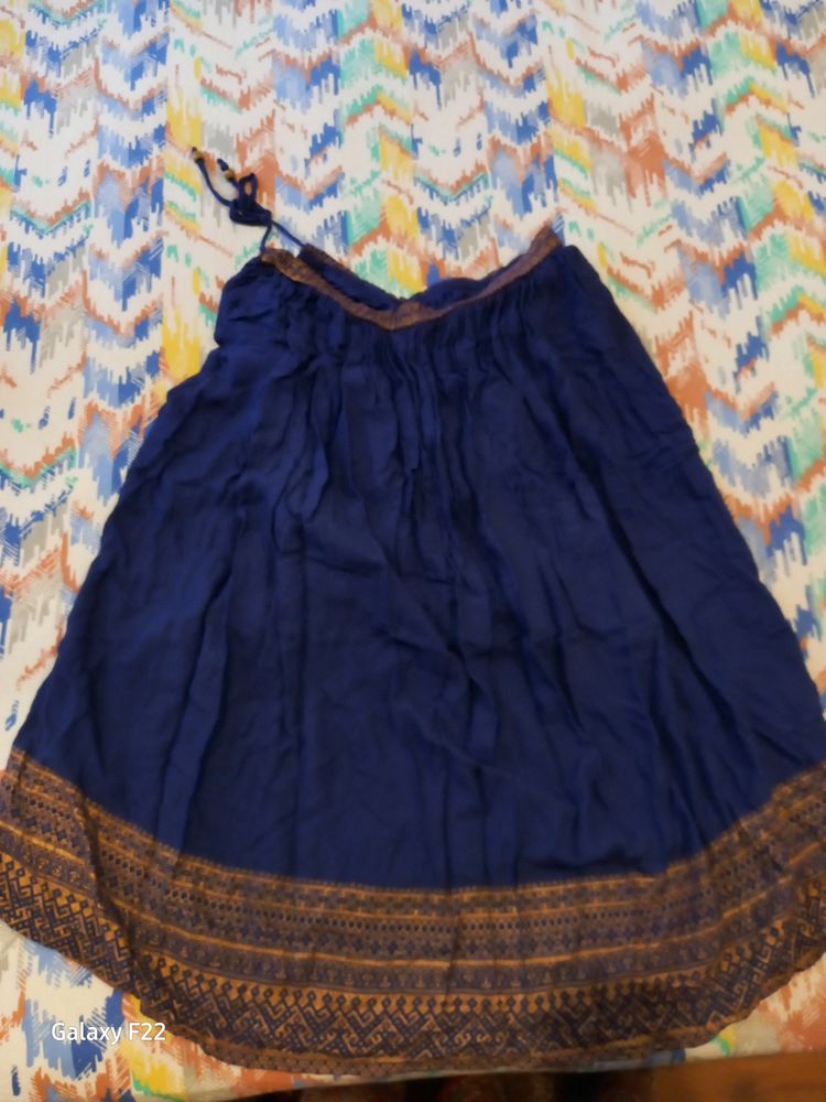 Navy Blue Skirt