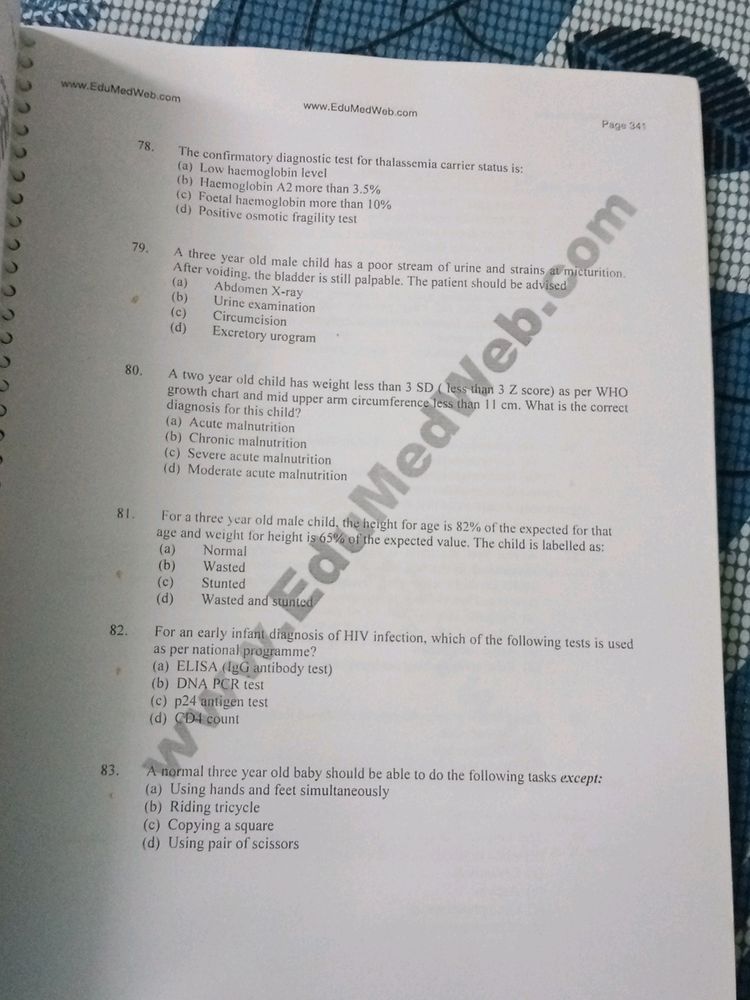 UPSC-CMS PREVIOUS YEAR QUESTIONS WITH ANSWERS