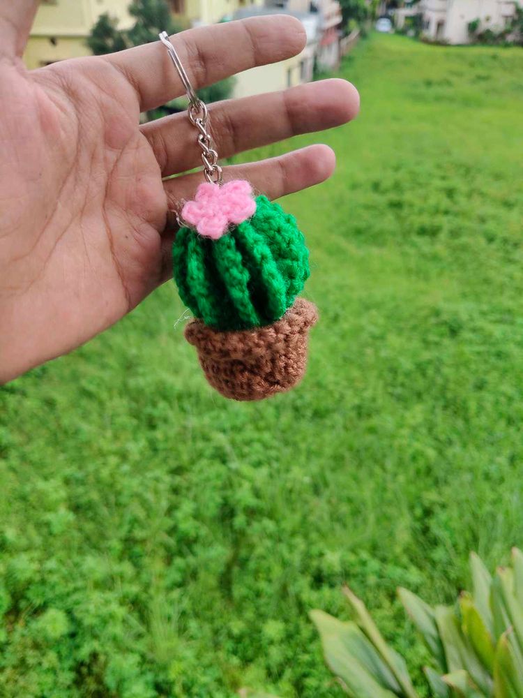 Cactus Keychain