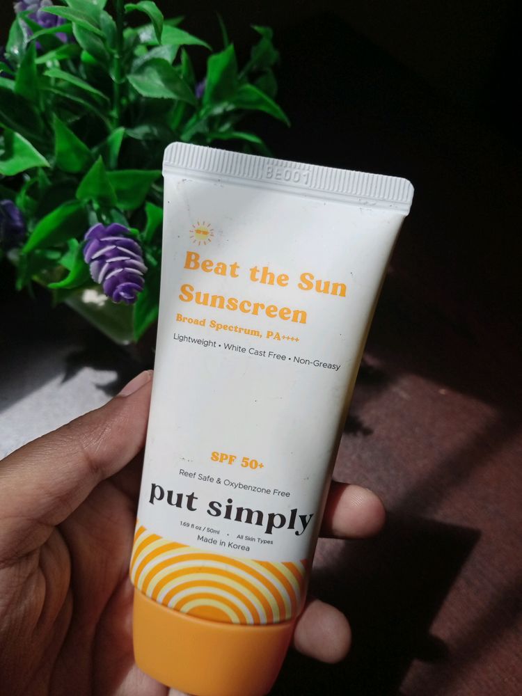 ☀️Korean Put Simply - Beat The Sun Sunscreen ☀️