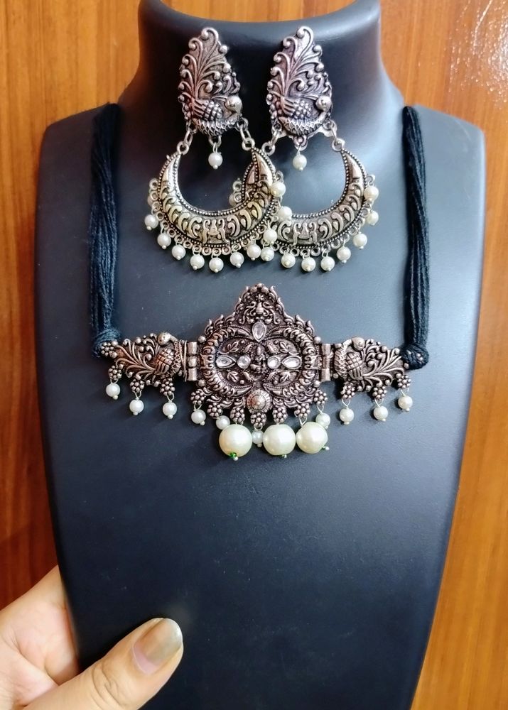 Oxidised Jewellery Set