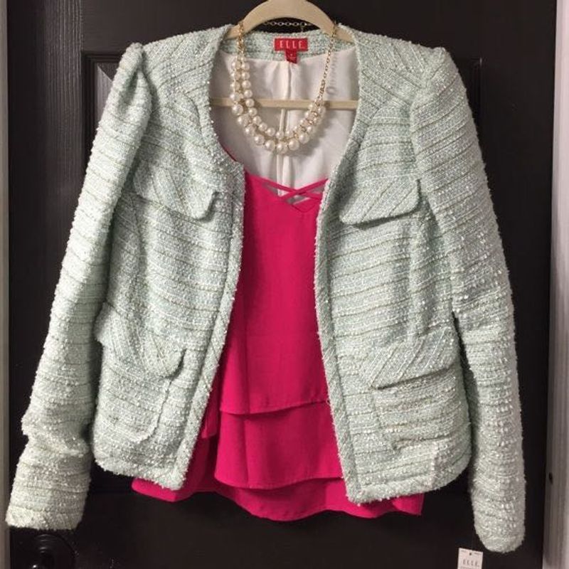 Elle Tweed Blazer