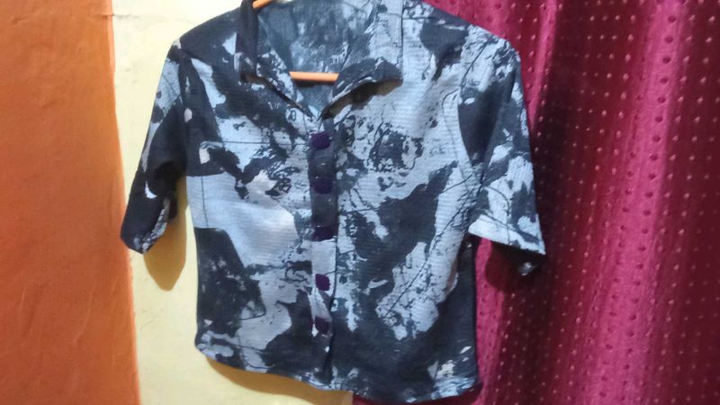 Abstract Print Shirt