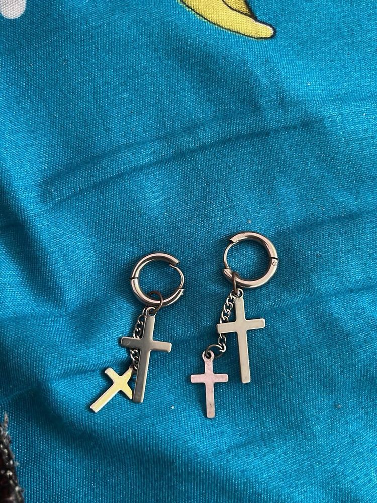 Cross Y2k Earrings
