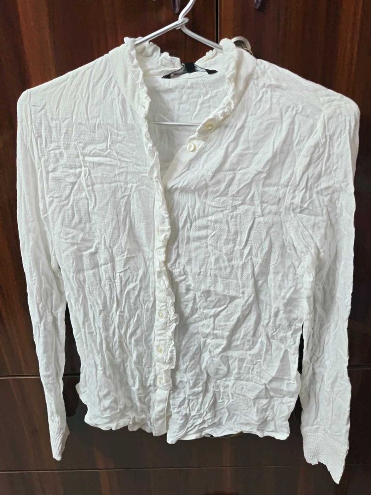 White Formal Top