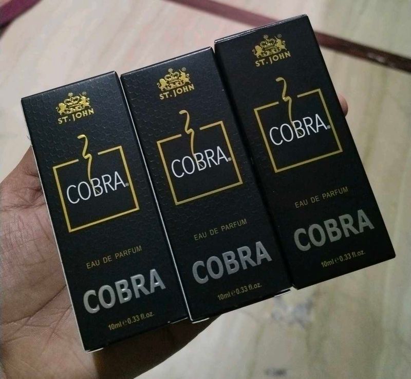 3 pack St john cobra perfume 10ml