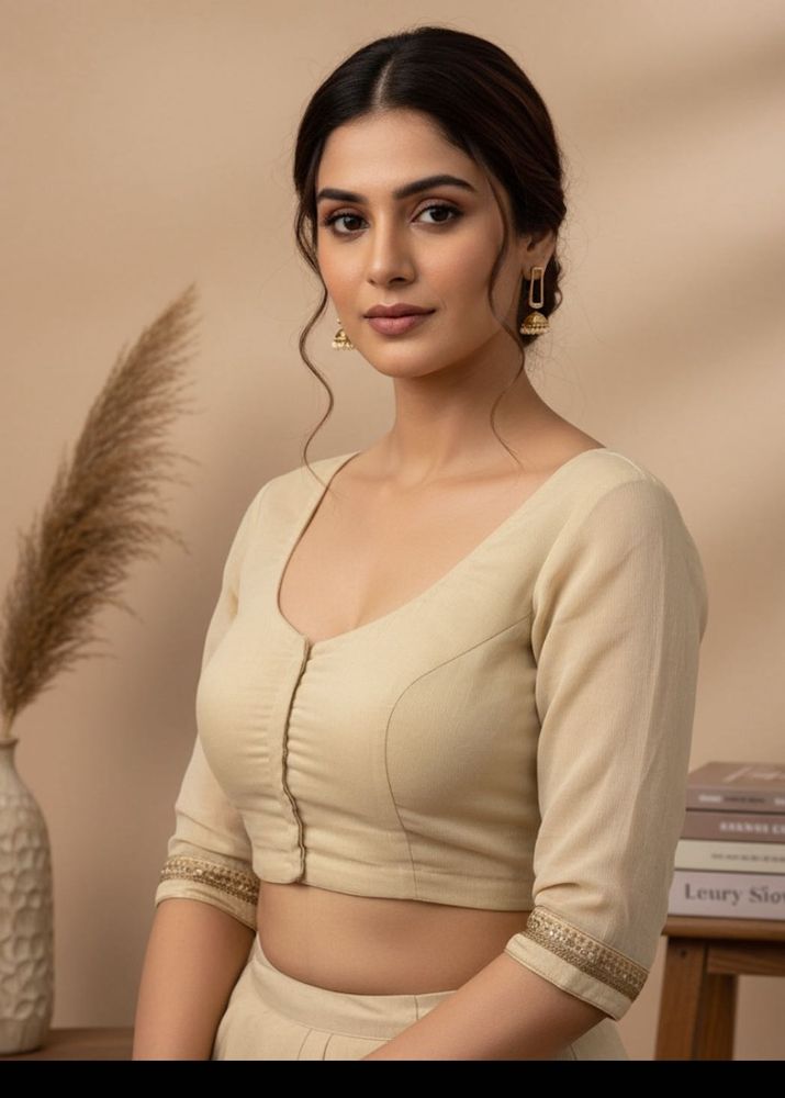Golden Ready-Made Blouse