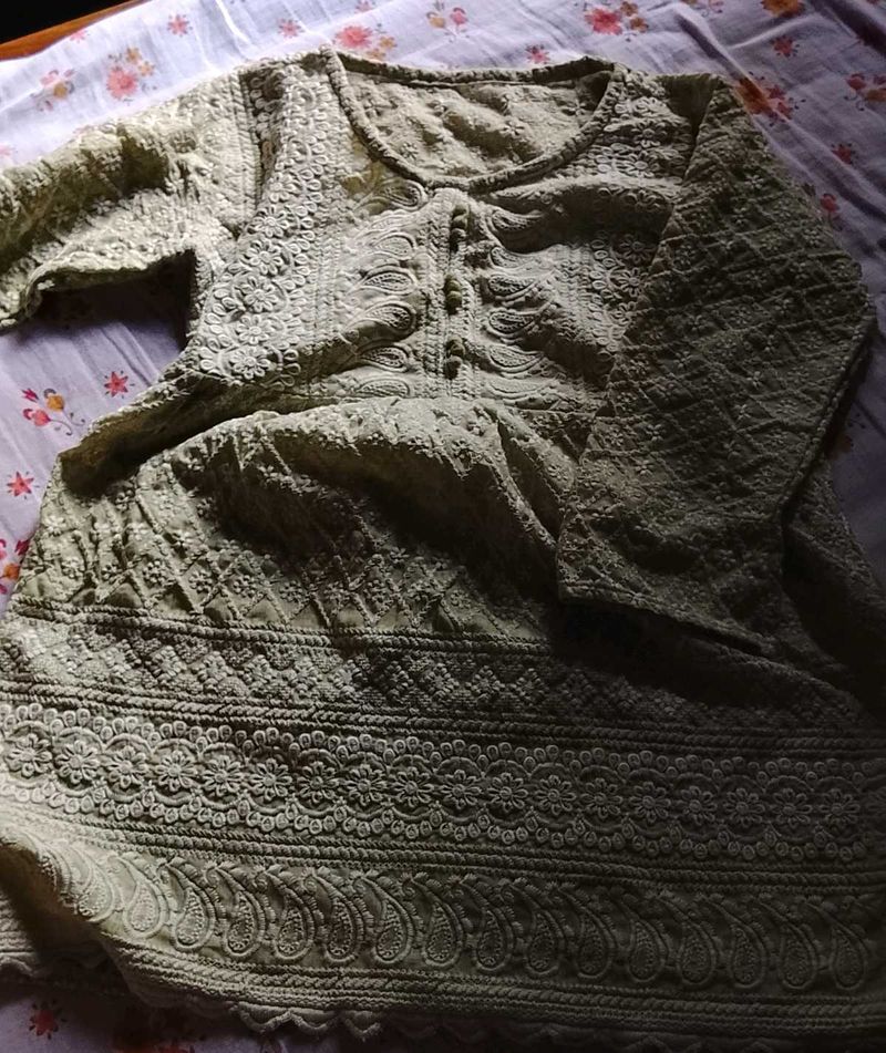Embroidered Kurti Top