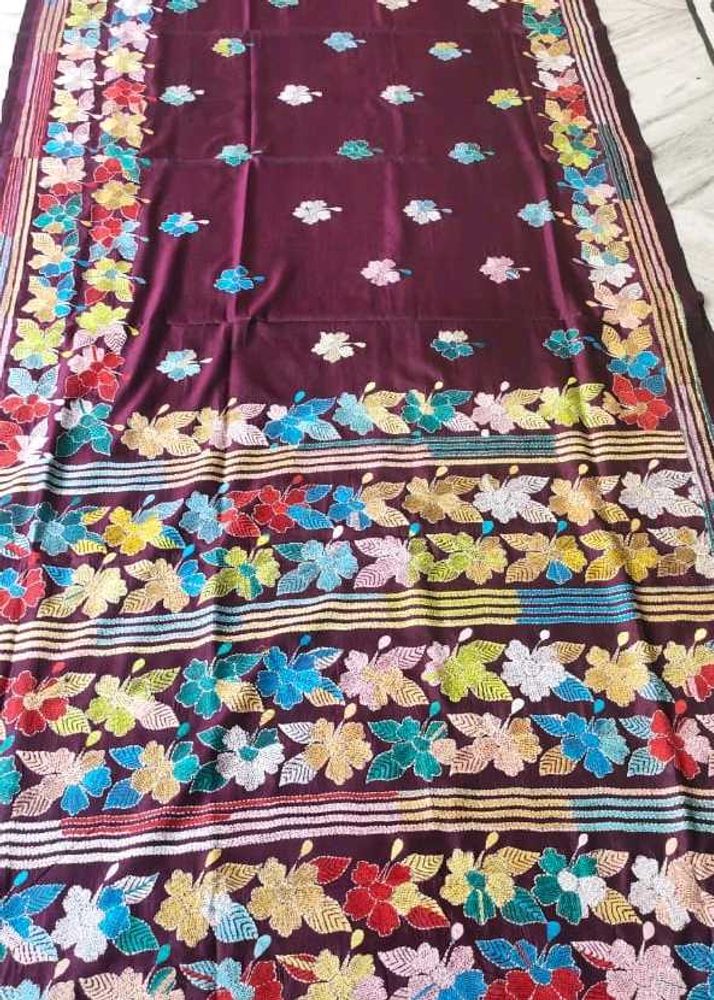 Exclusive Kantha Stitched Saree