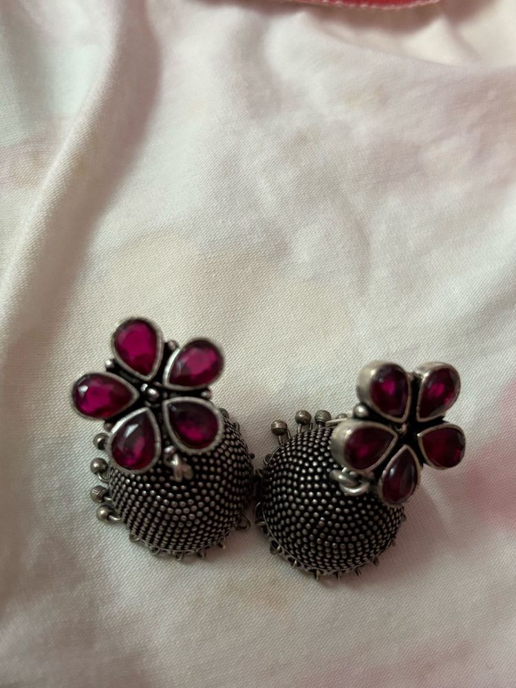 oxidised earring