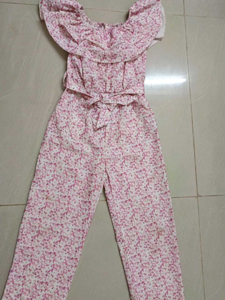 Floral Print Jumpsuit