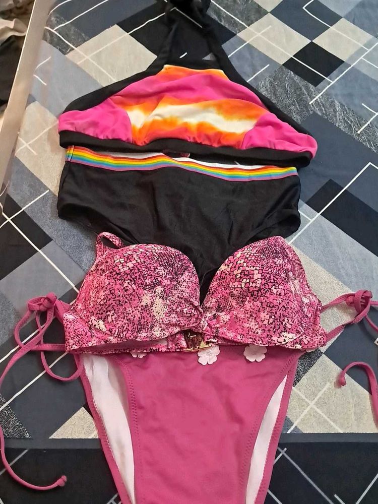 Bra N Panty  Set Like New  Imported Fabri