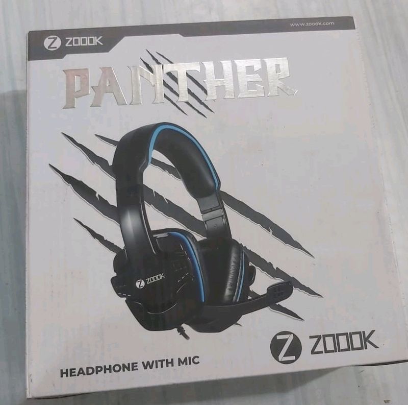 New Zoook Panther Gaming Headphone With Mic