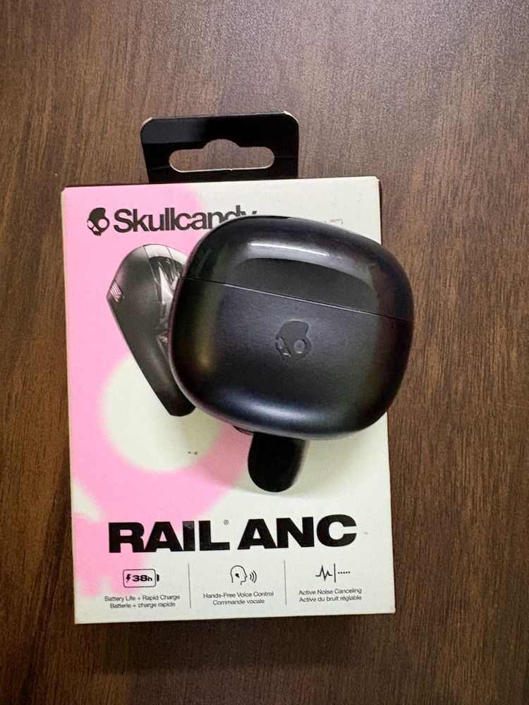 Skullcandy Rail ANC Wireless Earbuds - Black