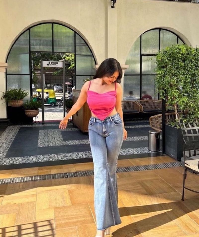 Pink Crop Top