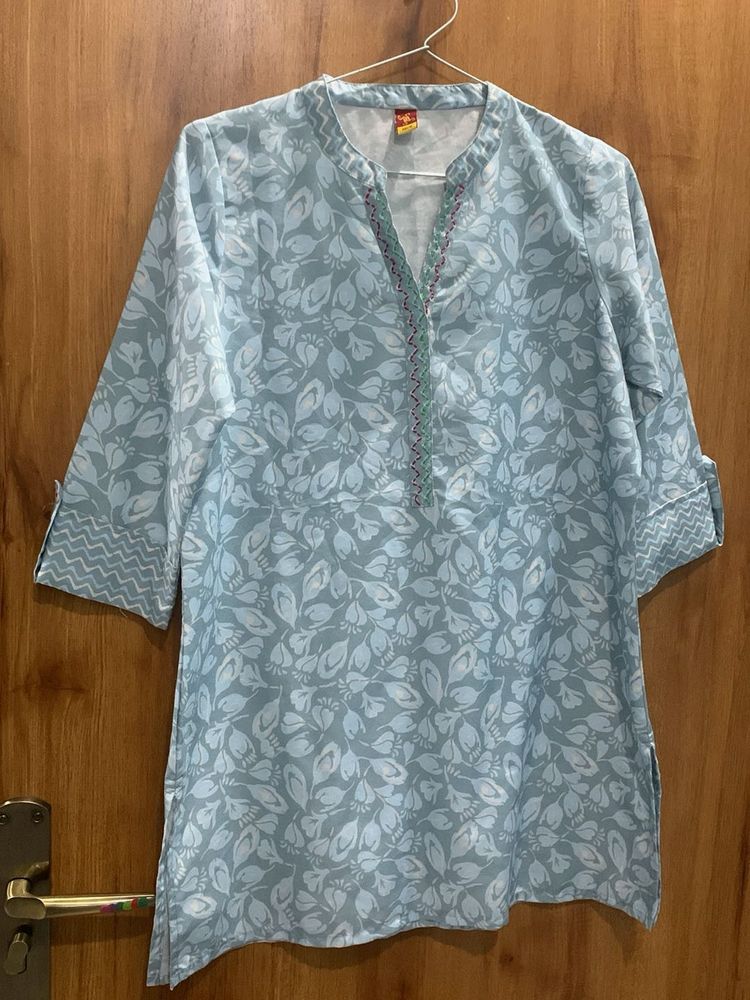 Floral Print Kurti Top