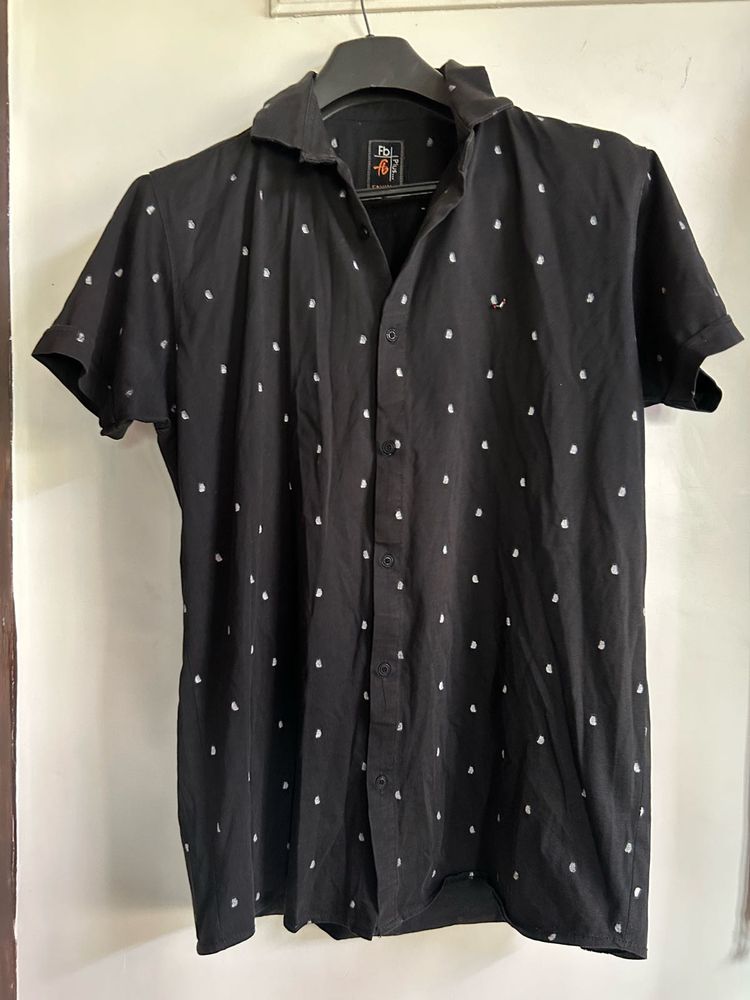 Stylish Black Printed Shirt