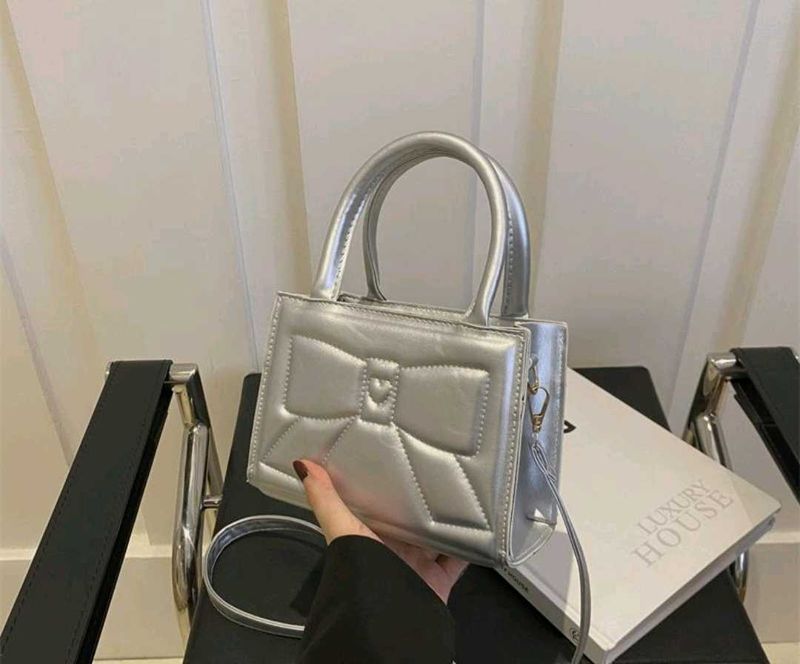 Solid Box Crossbody Bag