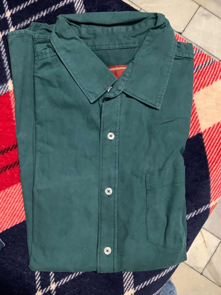 Green Casual Shirt