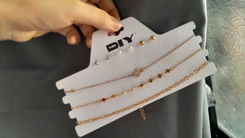 DIY Jewelry Set - Necklaces and Earrings